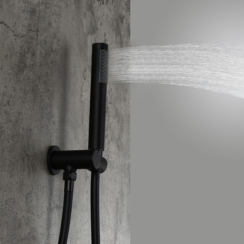 Système de douche complet avec valve brute, 10"