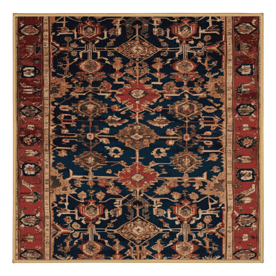 Tapis brun lavable à la machine