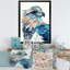 Portrait d'un aigle bleu - peinture sur toile-67325555-67325556