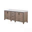 Meuble-lavabo double 84 po x P 22 po avec plateau en marbre de culture-1520753765-1520753771