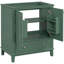 Base de meuble-lavabo 30 po, bois foncé et planches, armoire multifonctionnelle avec porte et tiroir de rangement, tablette réglable, teinte d'assemblage, tiroir,-919962320
