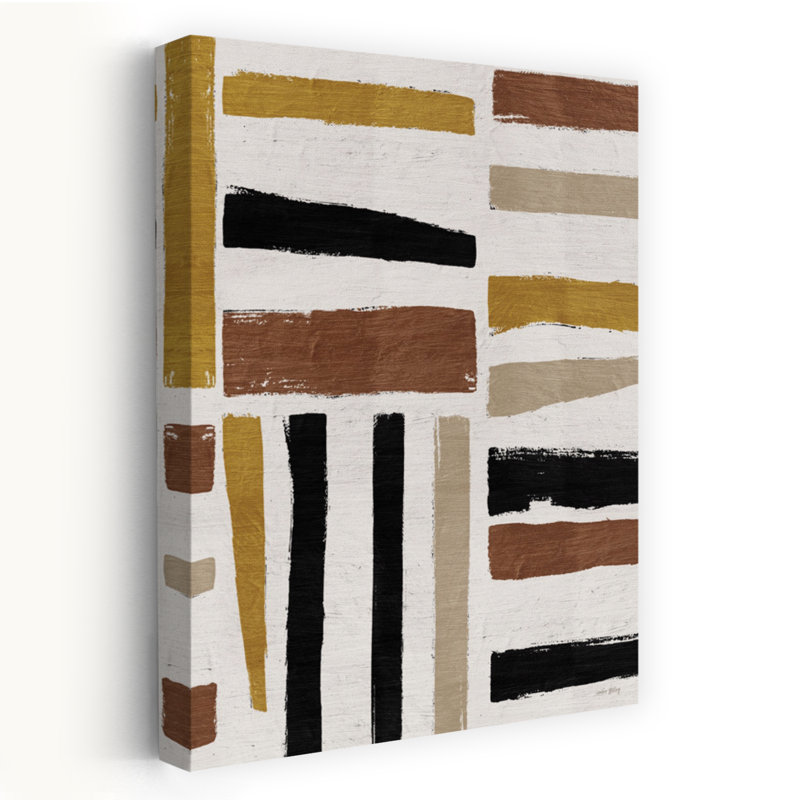 Freeform Chaos I - Art contemporain abstrait brun clair, H 36 po x l 24 po