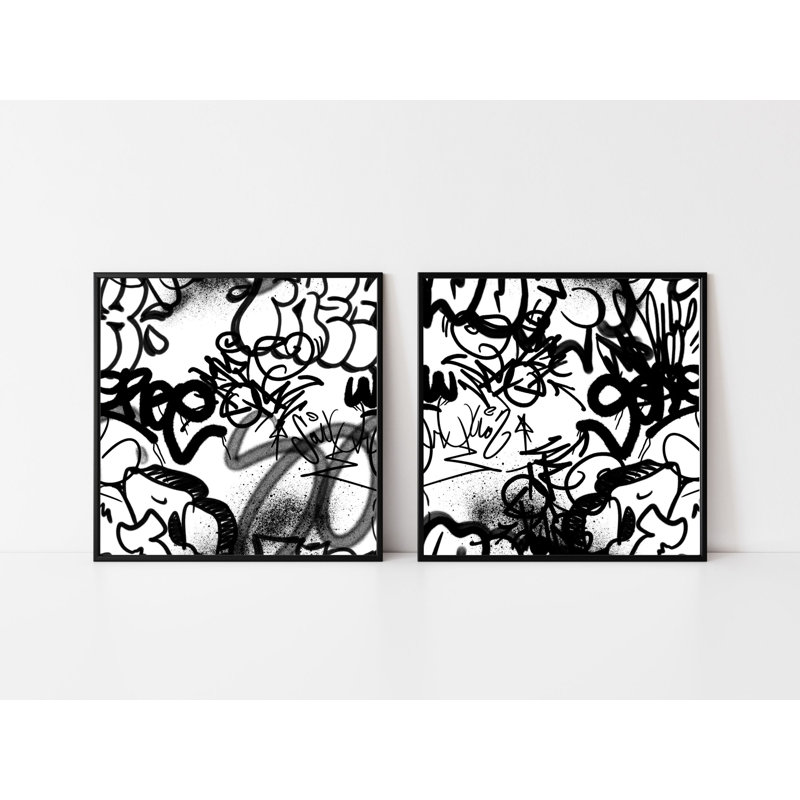Black & White - Print on Plastic / Acrylic