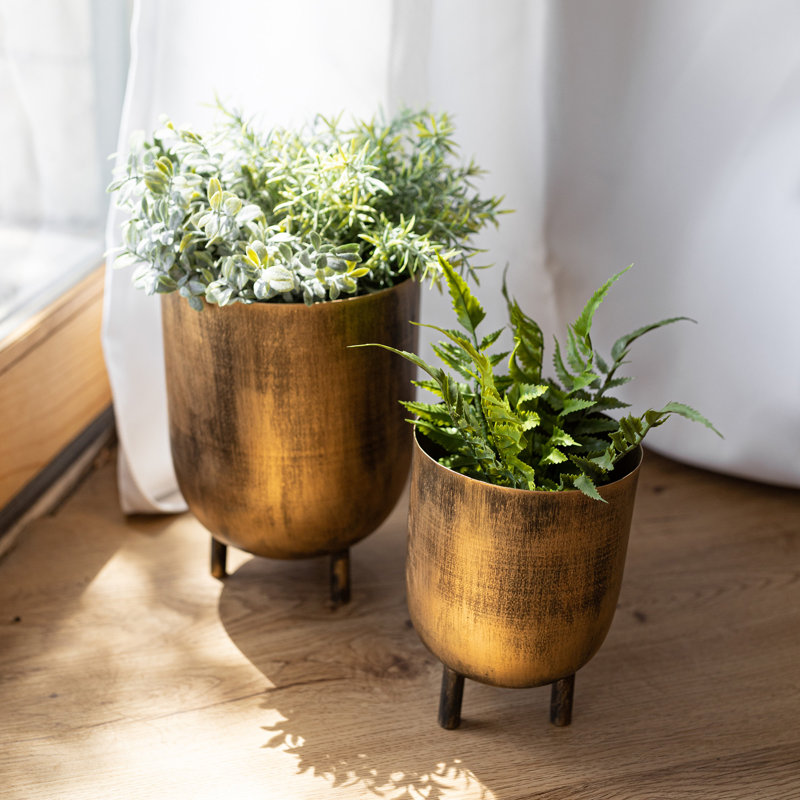 Pot à fleurs en métal Winthrop