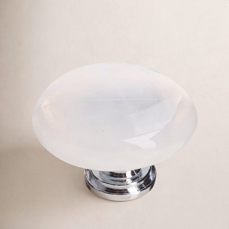Cirrus 1.25" Mushroom Cabinet Knob, Polished Chrome