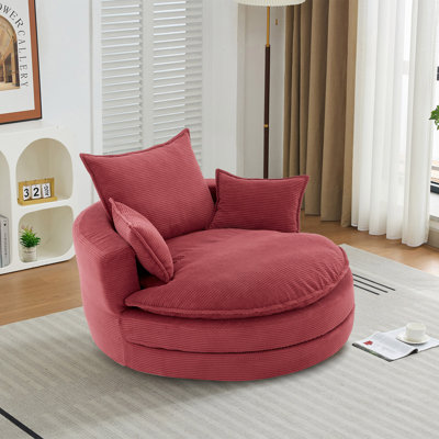 Fauteuil demi-tonneau pivotant Lasean