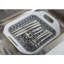 Grille de lavabo hamac auto-drainable