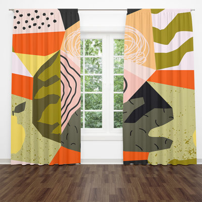 Semi Sheer Curtain Pair