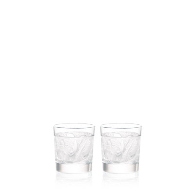 Owl Crystal Whiskey Glass