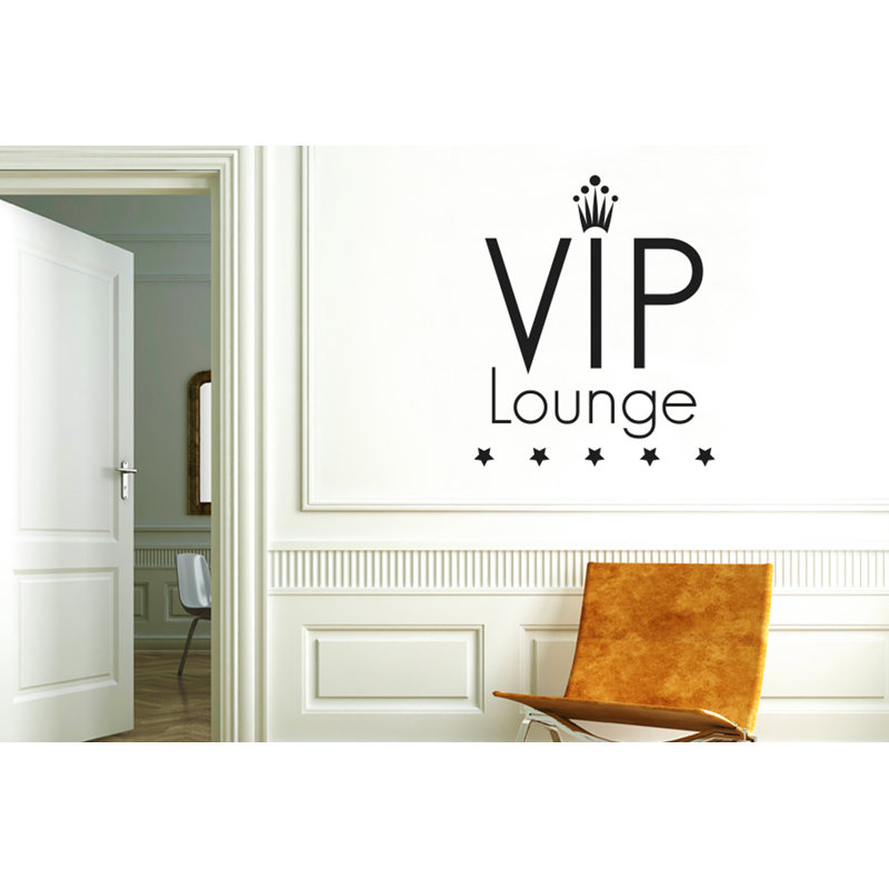 Wall Decal, Black, Medium