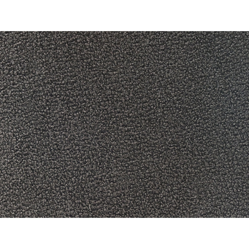 Bench Drumheller Boucle, Dark Brown Wood, Black