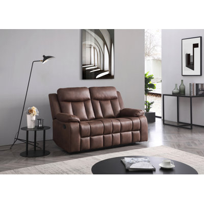 Coover 64'' Upholstered Reclining Loveseat