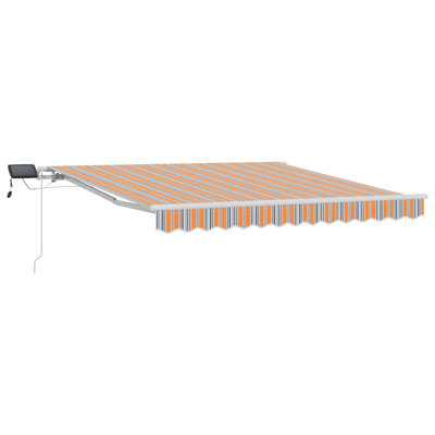 Brayden Studio Fabric Cover Retractable Patio Awning