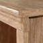Huche avec tablettes réglables, finition brune