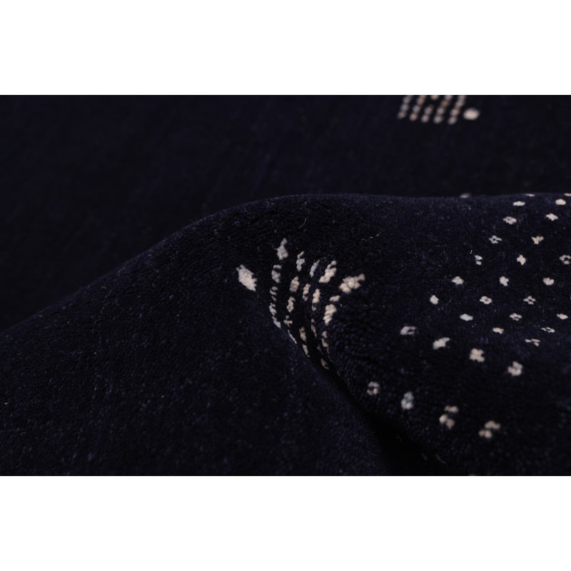 Kashkuli Gabbeh Navy Rug 8'1" x 9'7"