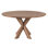 Stockholm 54" Round Dining Table in Weathered Acacia