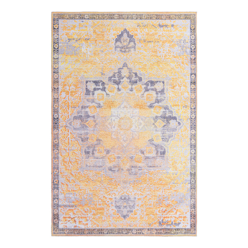 Hymel Oriental Indoor Rug, Rectangle 5'11" x 9'