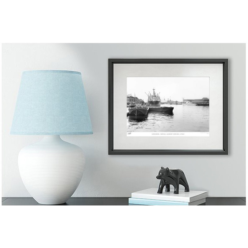 London, Royal Albert Docks C1965 by Francis Frith - Single Picture Frame Print, 28cm H x 36cm W x 2.3cm D