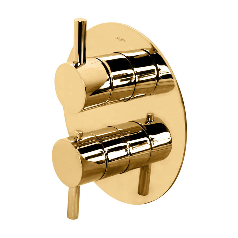 Cigno Built-in Faucet Trim, Brushed Gold
