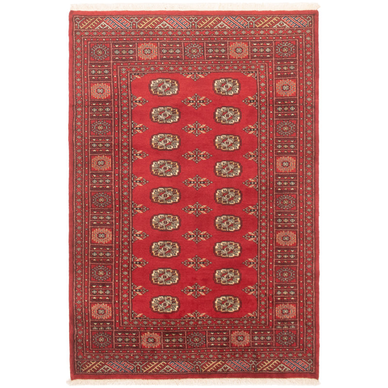 Yaak One-of-a-Kind 4'1" X 6'1" New Age Wool Area Rug in Red