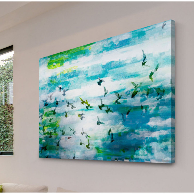 " Marsh " Painting Print, 12" H x 18" W x 1.5" D