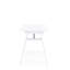 Birl Glass Top Metal Base Writing Desk-1878219542