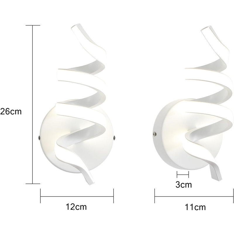 Wall light indoor LED wall lamp: staircase living room bedroom hallway modern design wall lamp 7W wall lights indoor warm white 3000K