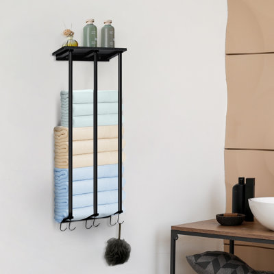 1 Wall Towel Rack
