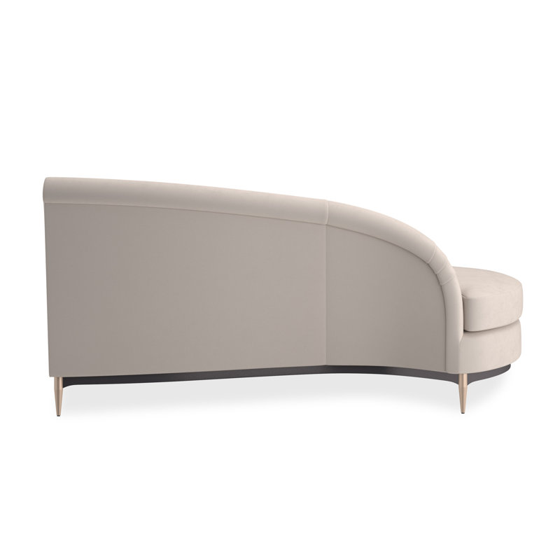 Threes Company Loveseat, Gray