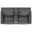 Causeuse inclinable électrique en cuir fleur Seibert-799458483