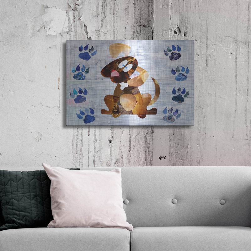 "Chiot" par Artpoptart, H 24 po x l 36 po