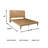 Gulnaaz King Panel Bed-123191434