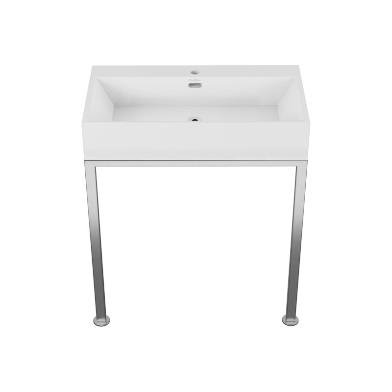 Évier console Concorde, Argent