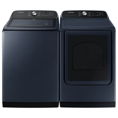Samsung 5.4 cu. ft. Top Load Washer with 7.4 Cu. Ft. Dryer with Steam Santize+