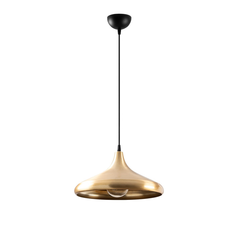 Luminaire suspendu conique à 1 lumière Poar