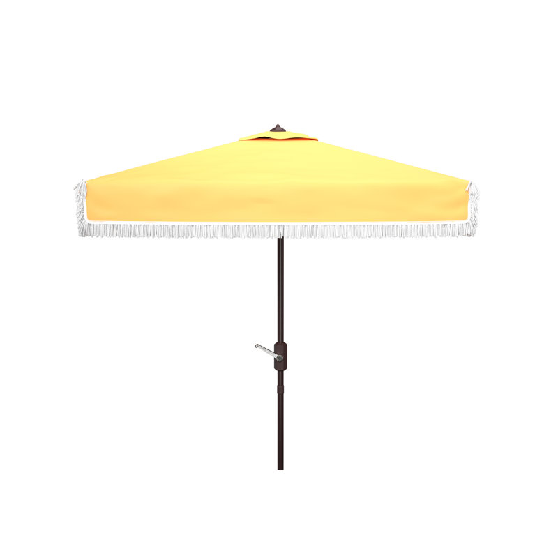 Parasol de marché carré 7,5 pi Keesee, Jaune