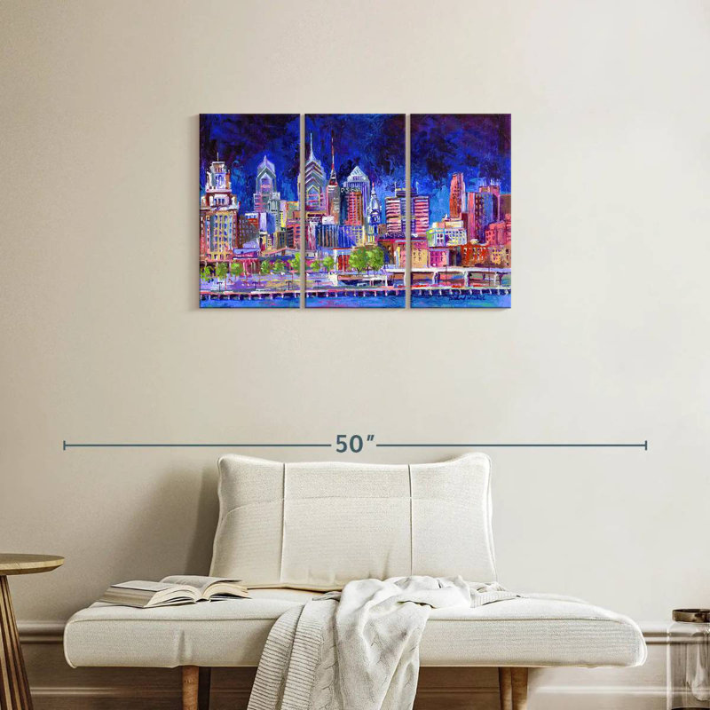 Sebbie Philadelphia, 20" H x 33" W