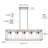 Daielle 5 - Light Kitchen Island Pendant-284777650