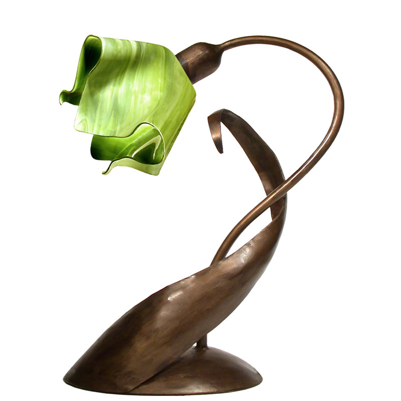 Lampe de table 20 po Dale, Vert gazon, Noir
