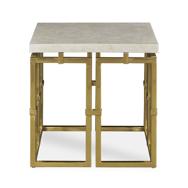 Grand Tour Stone End Table