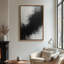 Art mural encadré sur toile - impressions murales abstraites noires pour chambre à coucher - 24 po x 16 po-1034865147-1034865144