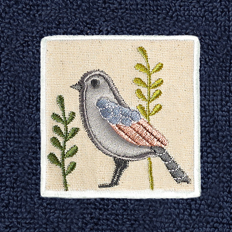 Turkish Cotton Fingertip Towel, Marine