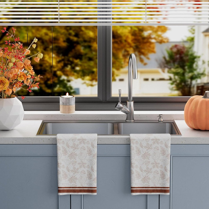 Ensemble de 2 essuie-tout d'automne 18 x 26 pouces