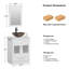 Ensemble de meuble-lavabo simple 24 po avec miroir Analyser-1995274129-1939071421