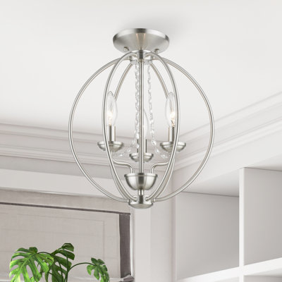 Ledjon 3 - Light Dimmable Globe Chandelier