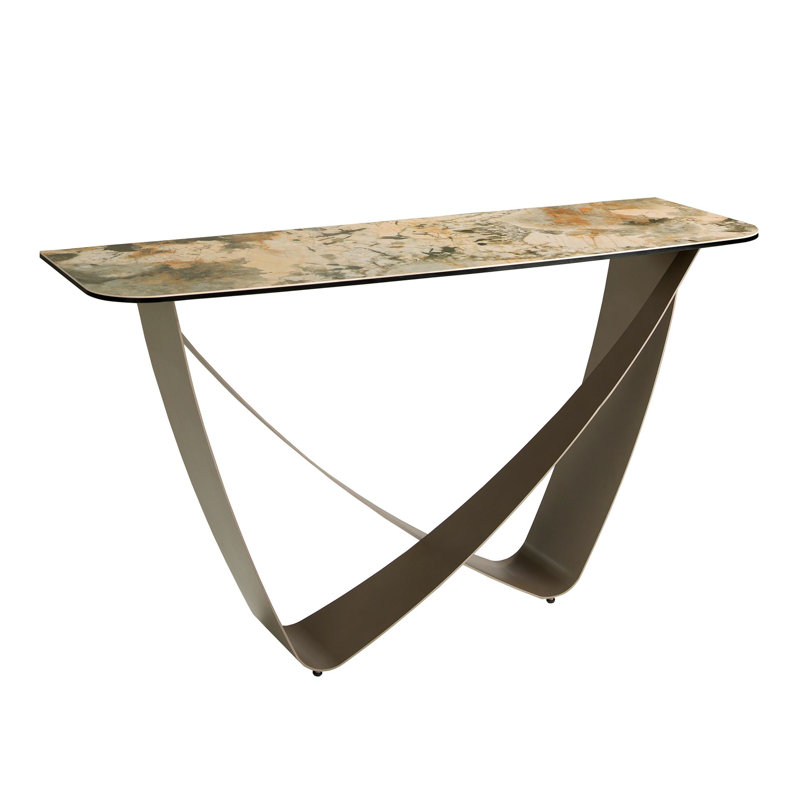 50cm Marble Top Console Table