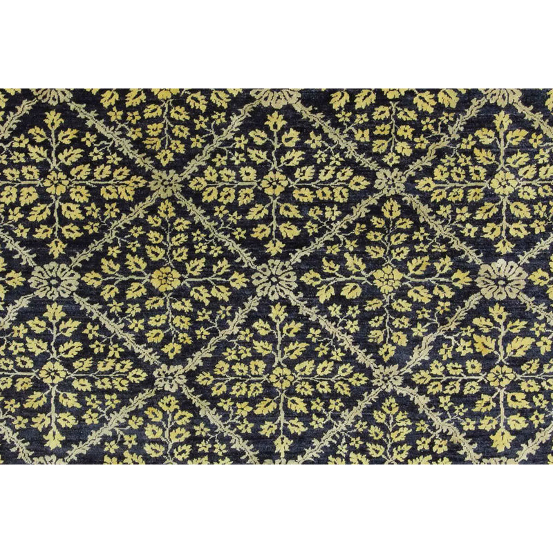 Geometric Hand Knotted 184cm X 273cm Area Rug