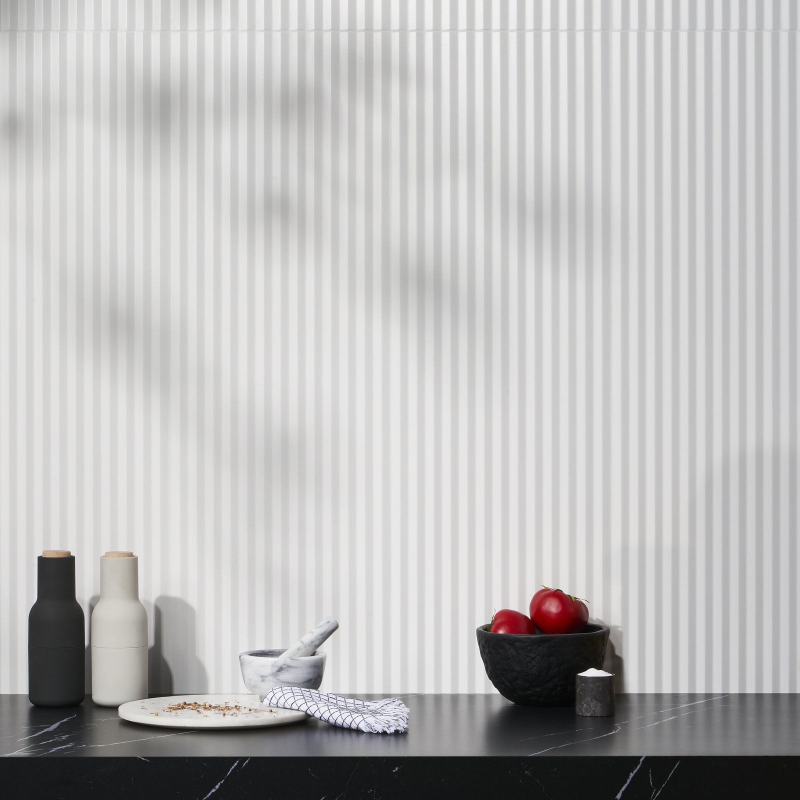 Linear 11" x 35" Ceramic Wall Tile, White