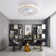 Evamae 5 - Blade Classical Elegant LED Caged Ceiling Fan with Light Kit and Remote Control