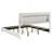 Dulcey White High Gloss 4-Piece Eastern King Bedroom Set